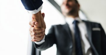 Handshake Business Men Concept